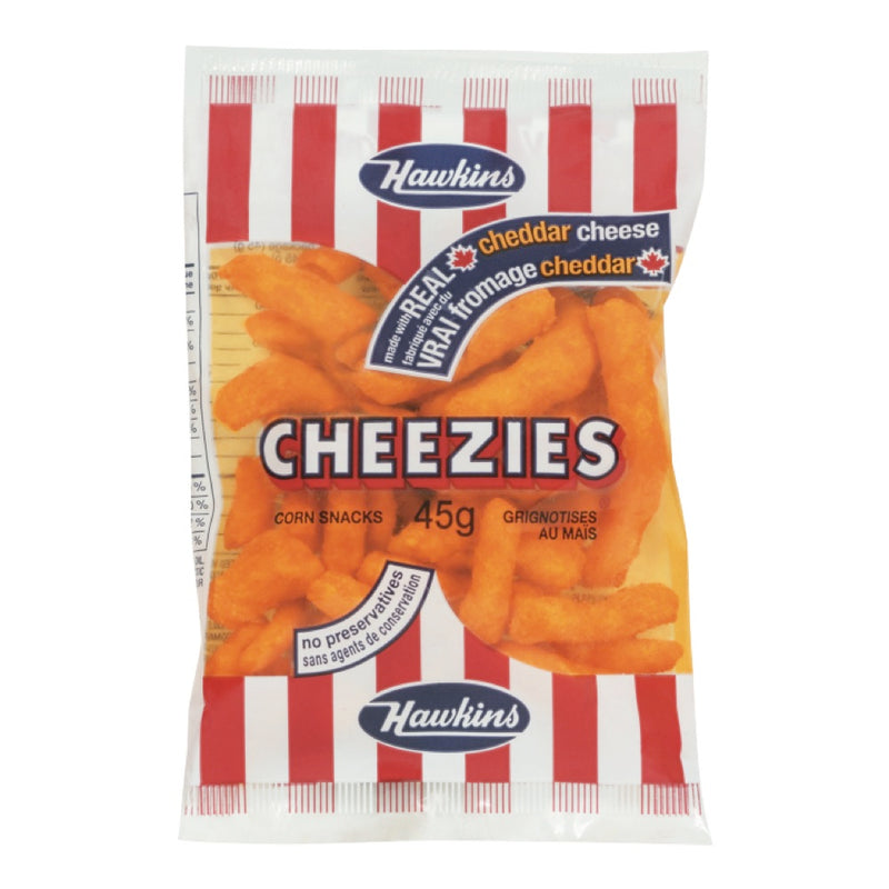 Hawkins Cheezies Corn Snacks, 45 g