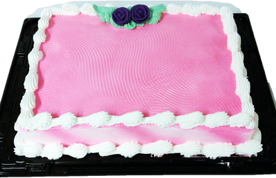 Vanilla Rectangle Cake