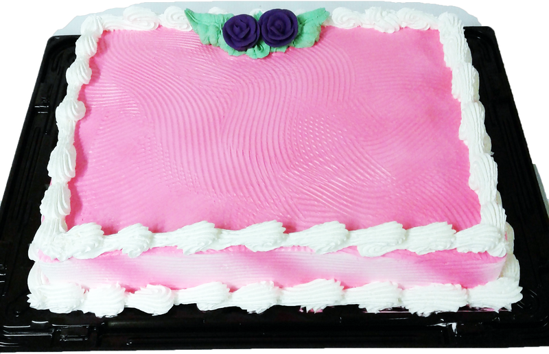 Vanilla Rectangle Cake