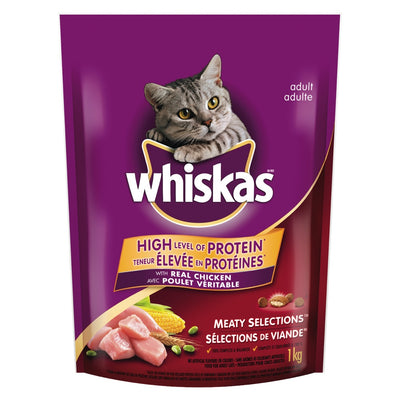 Whiskas Meaty Selections Cat Food, 1 kg