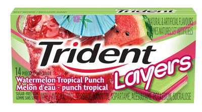 TRIDENT LAYERS WATERMELON TROPICAL PUNCH