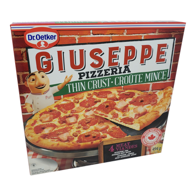 Dr.Oetker Giuseppe Pizzeria Thin Crust 4 Meat