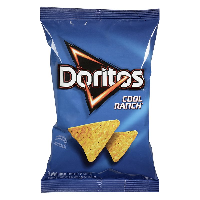 Doritos Cool Ranch Tortilla Chips, 80 g