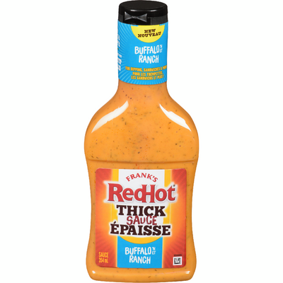 FRANK'S RED HOT RANCH BUFFALO THICK SAUCE, 354 mL