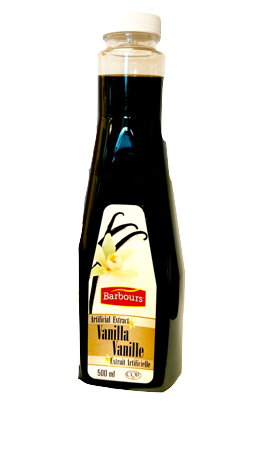 Barbours Artificial Vanilla Extract, 500 mL