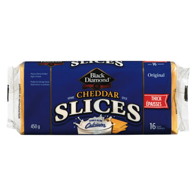 Black Diamond Cheddar Thick Slices, 16 ct