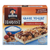 Quaker Harvest Greek Yogurt Cranberry Almond Granola Bars, 175 g